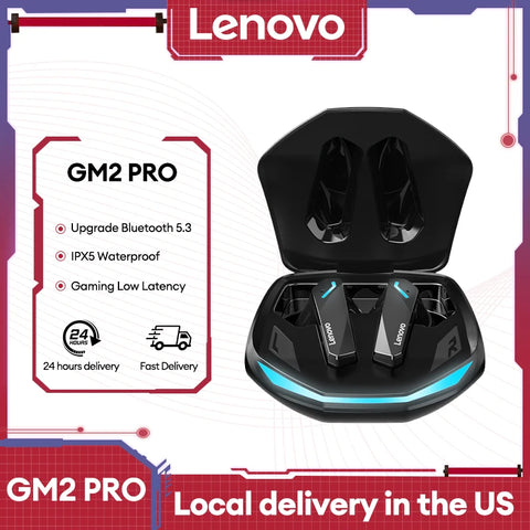Ship from US  GM2 Pro Bluetooth Earphones Gaming Headset Low Latency Music Dual Mode Headphones with Mic HD Call Earbuds