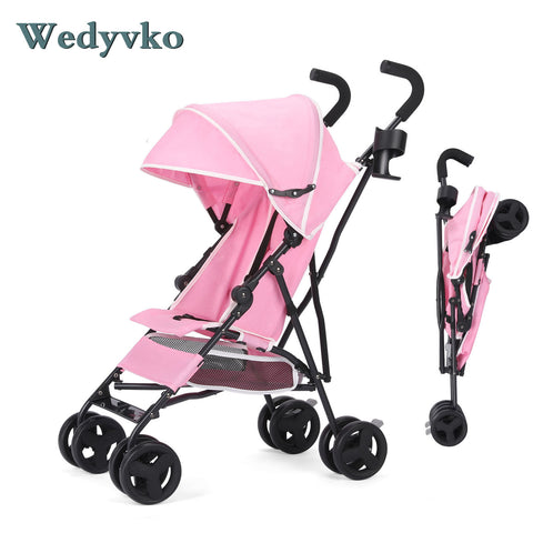Wedyvko Baby Stroller Travel Stroller Lightweight, Portable Design Folding Children's Baby Stroller