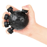 Finger Grip Strengthener Hand Grip Strengthener Ergonomic Silicone Finger Exerciser BLACK