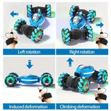 Gesture sensing remote control car, Twist four-wheel drive climbing stunt off-road rechargeable