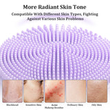 Sonic Waterproof Facial Cleansing Brush for Men & Women Rechargeable Electric Face Scrubber Cleanser Brush