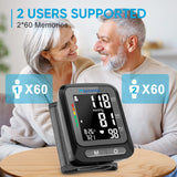 Sejoy Sphygmomanometer Digital Wrist Blood Pressure Monitor Heart Rate Pulse Meter