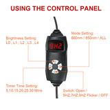 Infrared LED Red Light Heating Massage Belt Pad Lumbar Back Waist Massage For Back Knee Hands Feet Relief