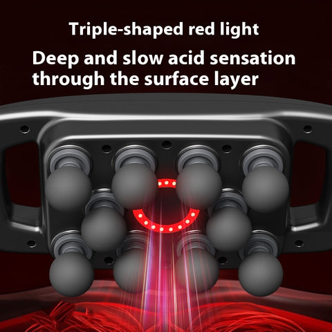 10 Head Massage Gun Deep Tissue, Electric Massager Tool for Legs, Arms, Waist, Back, Full Body Muscle Pain Relief