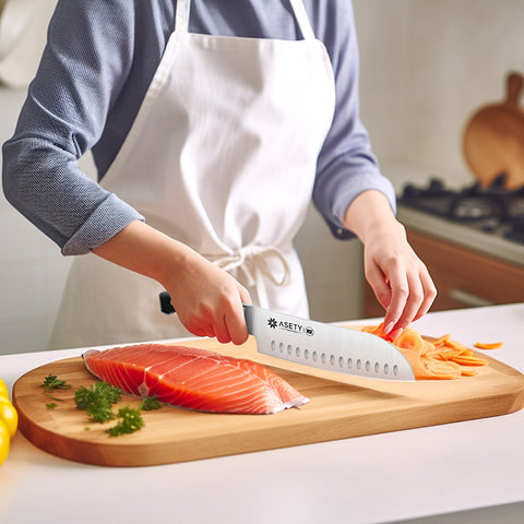 Professional Stainless Steel 15 PCS Kitchen Knife Set With Built-in Knife Sharpener Block