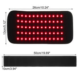 Infrared LED Red Light Heating Massage Belt Pad Lumbar Back Waist Massage For Back Knee Hands Feet Relief