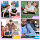 LCD Writing Tablet, 12 Inch Colorful Toddler Doodle Board, Erasable Drawing Pads with Lanyard, Educational Toy for Kids
