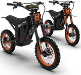 Electric-Dirt-Bike for Teens Adults, 14"/12" Fat Tire 2000W 37MPH Electric-Motorcycle