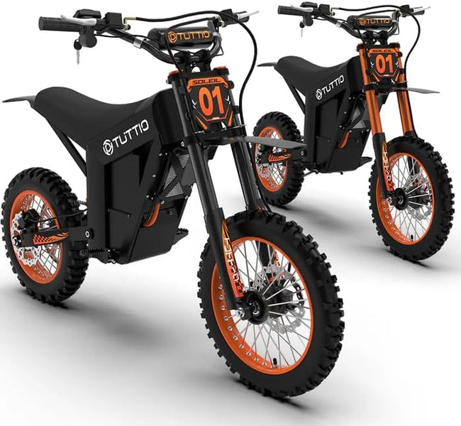 Electric-Dirt-Bike for Teens Adults, 14"/12" Fat Tire 2000W 37MPH Electric-Motorcycle
