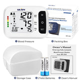 SEJOY Digital Wrist Blood Pressure Monitor Sphygmomanometer Tonometer Tensiometer Heart Rate Meter