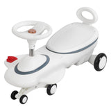 6.7V Electric Wiggle Car With Pedal And Music, 2 In 1 Swing Ride On Toy