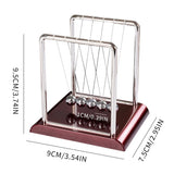 Newton Pendulum Ball Rotating Perpetual Motion Physical Science Pendulum Toy Craft Desktop