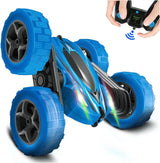Remote Control Car Double Sided 360°Rotating RC Cars with Headlights Rechargeable Race Stunt Toy Car Christmas Birthday Gifts