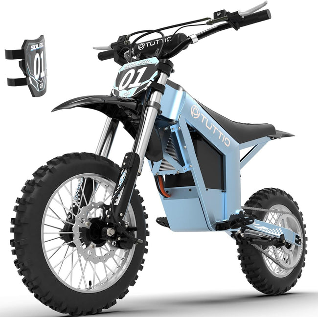 Electric-Dirt-Bike for Teens Adults, 14"/12" Fat Tire 2000W 37MPH Electric-Motorcycle
