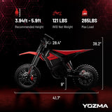 NEXT Electric Dirt Bike, 2600W 40MPH Electric-Motorcycle