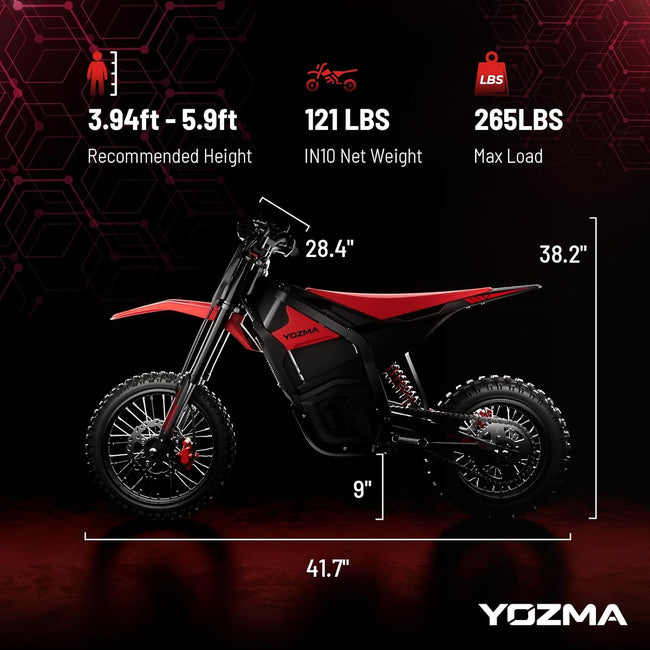 NEXT Electric Dirt Bike, 2600W 40MPH Electric-Motorcycle