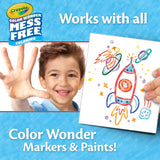 Crayola Color Wonder Magic Light Brush, Mess Free Kids Painting Set, Toddler Activities, Educational Toys