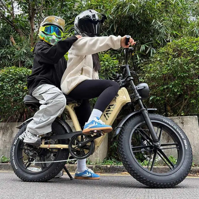 TST® Combo Sale R7 1500W Full Suspension Electric Cargo Bike