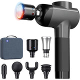 NEW - X6 Pro Max Massage Gun with Heat-Cold and Metal Head Therapy, FSA/HSA Eligible, Percussion Deep Tissue Massager Gun