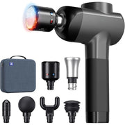NEW - X6 Pro Max Massage Gun with Heat-Cold and Metal Head Therapy, FSA/HSA Eligible, Percussion Deep Tissue Massager Gun