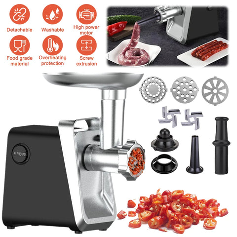 Home Electric Automatic Meat Grinder Multi-Functional Mincing Meat Filling Sausage