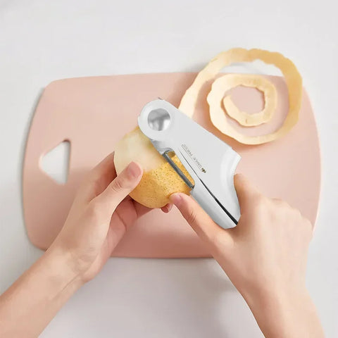4-In-1 Multifunctional Garlic Press for Pressing Mash Garlic Sliced Garlic Can Opener Peeler for Vegetable Cooking Masher Tool