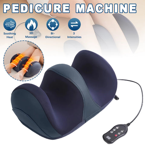 Newest 2 in 1 Shiatsu Foot Massager with Heat for Plantar Fasciitis Feet and Calf Massager Machine for Tired Muscles Pain Relief