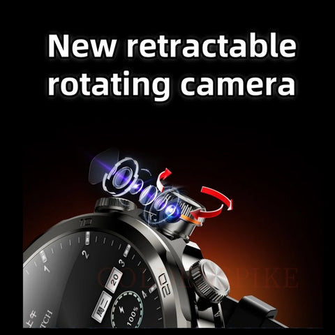 H19 Smart Watch Android 4G Smartwatch Men with 256GB Storage GPS WIFI Sim Card Slot Tiktok Whatsapp 1880Mah Battery