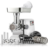Turboforce 3000 Series 5-In-1 Electric Meat Grinder 3000W Max 3-Speed Size #12 5 Grinding Plates