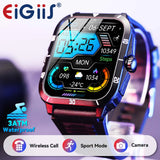 Smart Watch 3ATM Waterproof 1.96" IPS Screen Military KT71 Men 100+ Sport Mode Heart Rate Blood Pressure Bluetooth Call
