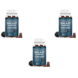 Pure Organic 100% Shilajit Gummies with 85+ Trace Mineral & Fulvic Acid Support Energy and Immune Male Hormone