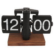 Digital down Clock Mechanical Aesthetic Easy to Read Rotating Knob Retro Clock Automatic for Office