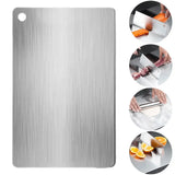 Thickened Stainless Steel Cutting Board Antibacterial and Mildew-Proof Household Cutting Board Kitchen Kneading Dough Board
