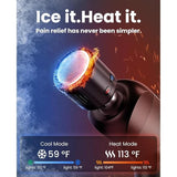 NEW - X6 Pro Max Massage Gun with Heat-Cold and Metal Head Therapy, FSA/HSA Eligible, Percussion Deep Tissue Massager Gun