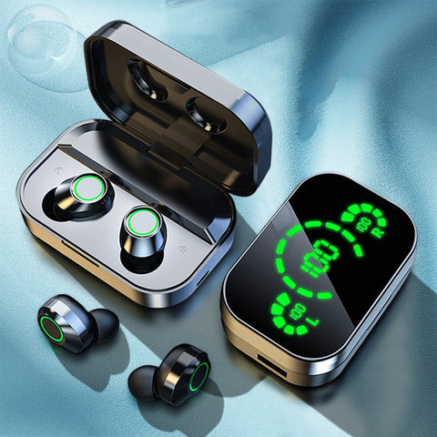 NES TWS Wireless Bluetooth Earphones Sport Stereo Headphones Hifi Music Earbuds with Built-In Microphone HD Call Gaming Headset