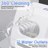 Countertop Dishwasher Portable Dishwasher with 5Lbuilt in Water Tank Mini Dish Washer with 5 Washing Programs and 360°Dual Spray
