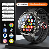 H19 Smart Watch Android 4G Smartwatch Men with 256GB Storage GPS WIFI Sim Card Slot Tiktok Whatsapp 1880Mah Battery
