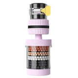 6 Layers Water Filter Tap Purifier 360 Degree Rotation Splash Nozzle Bubbler Water Saving Faucet Aerator for Kitchen Bathroom