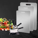 Thickened Stainless Steel Cutting Board Antibacterial and Mildew-Proof Household Cutting Board Kitchen Kneading Dough Board
