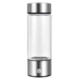 420ML Hydrogen Rich Water Bottle SPE PEM Technology Portable USB Rechargeable Hydrogen Water Generator Glass Drinking Cup Gift