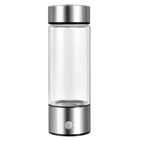 420ML Hydrogen Rich Water Bottle SPE PEM Technology Portable USB Rechargeable Hydrogen Water Generator Glass Drinking Cup Gift