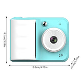 Instant Print Child Digital Camera with Larger Viewing and High-Resolution Design Gift for Children'S Day Thanksgiving MIAO-US