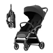Standard Stroller Seat, Foldable Portable Newborn Stroller ,Luxury Baby Carriage Suit Baby,Toddlers,360°Swivel Seat