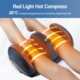 Electric Heating Foot Massager Remote Control Household Foot Massager Hot Compress Deep Relieve Fatigue Relaxation Muscle