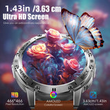 2024 New Rugged Smart Watch for Men with Wireless Calling/Receiving, Built-In Activity Fitness Tracker for 100+ Sports