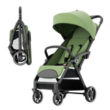 Standard Stroller Seat, Foldable Portable Newborn Stroller ,Luxury Baby Carriage Suit Baby,Toddlers,360°Swivel Seat