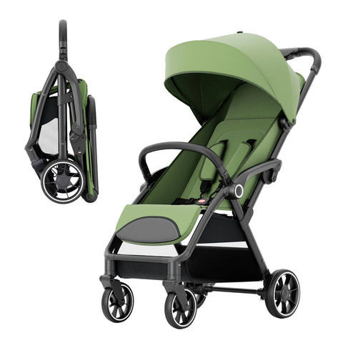 Standard Stroller Seat, Foldable Portable Newborn Stroller ,Luxury Baby Carriage Suit Baby,Toddlers,360°Swivel Seat