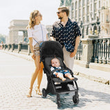 Standard Stroller Seat, Foldable Portable Newborn Stroller ,Luxury Baby Carriage Suit Baby,Toddlers,360°Swivel Seat