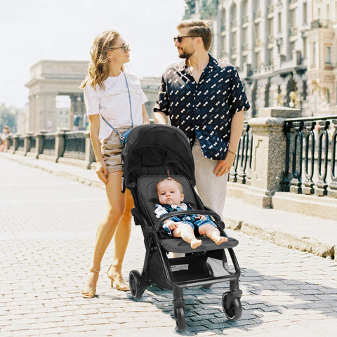 Standard Stroller Seat, Foldable Portable Newborn Stroller ,Luxury Baby Carriage Suit Baby,Toddlers,360°Swivel Seat
