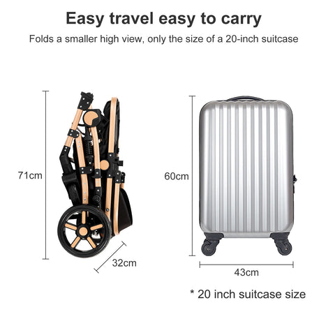 High Quality Newborn Lightweight Baby Stroller Folding Cart Comfort Baby Stroller 3 in 1 Child Safety Seat with Isofix